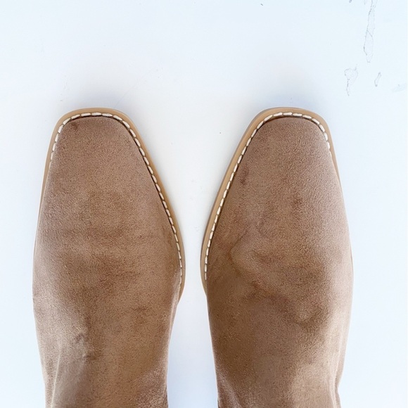 PAOLO Windy Snip Toe Western Ankle Bootie NEW In Mushroom - Picture 8 of 11